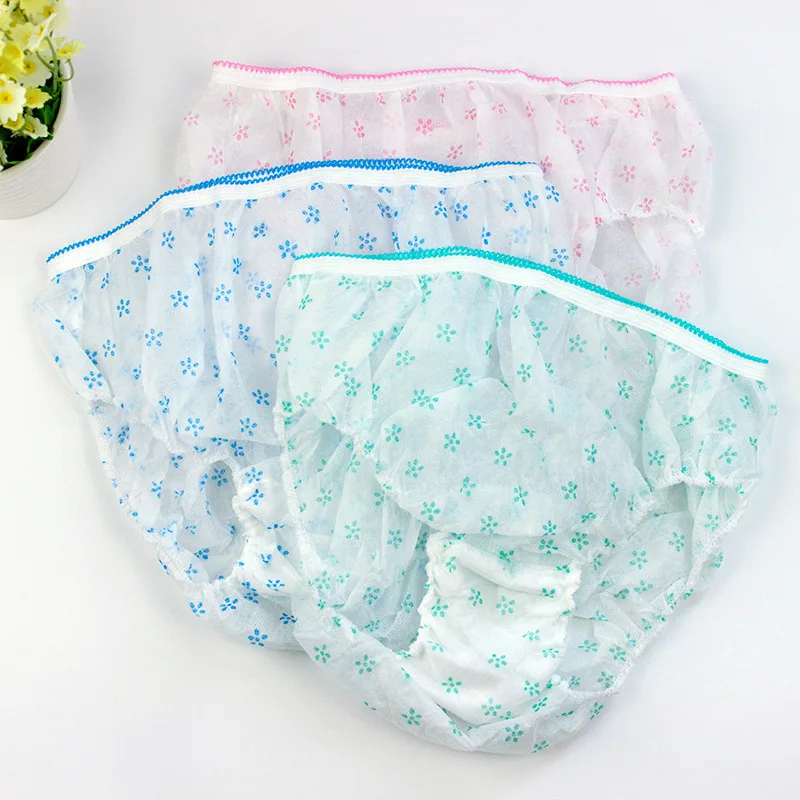 7Pcs/Lot Disposable Panties Maternity Travel Underwear Safe Women Panty Individually Sealed Mom\'s Underwear Maternity Clothing