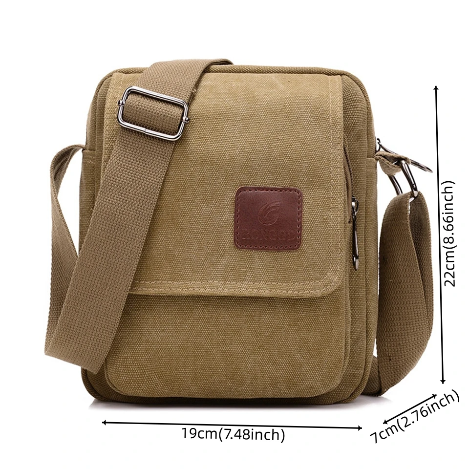 Casual Crossbody Bags High Quality Brand Man Messenger bag Canvas Fashion Tote Handbag Shoulder bag for Men