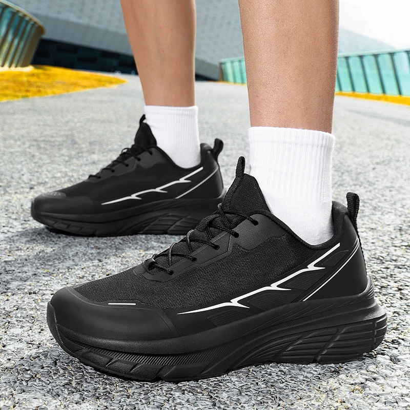 

Уличные кроссовки для хайкинга с широким носком, дышащие, сетчатые, нескользящие, на толстой подошве, повседневные, для мужчин и женщин, на все сезоны