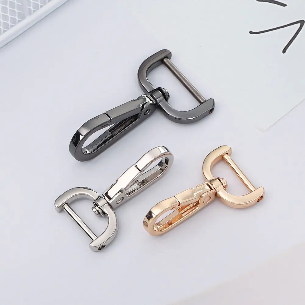 Snap Bag Part Accessories DIY KeyChain Split Ring Lobster Clasp Detachable Snap Hook Bags Strap Buckles Screw Buckle