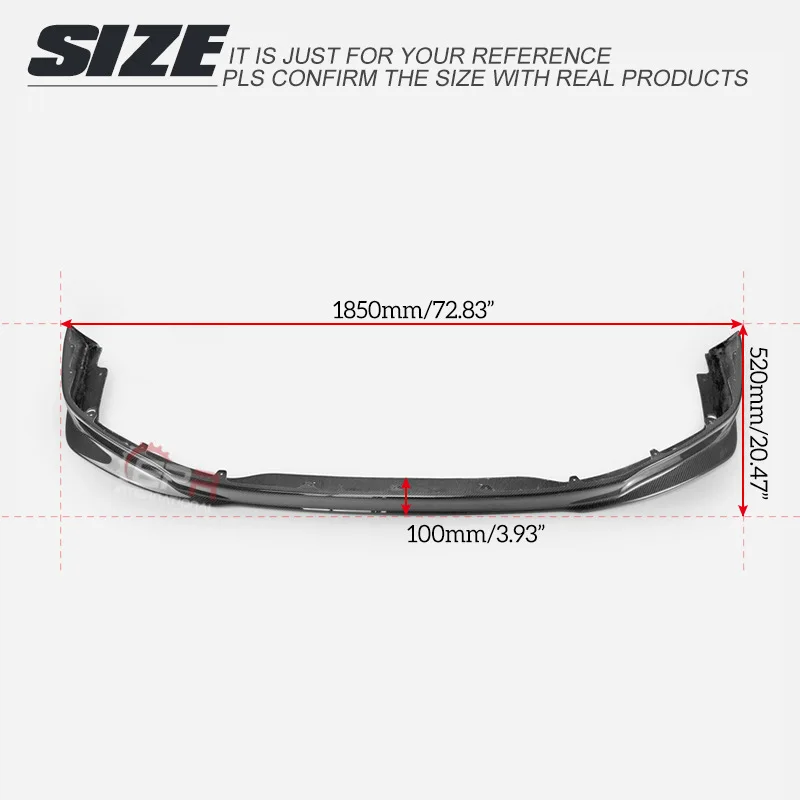 For Nissan GTR R35 Carbon Fiber KSK Front Splitter Chin - Head Lip Small Surround Mid-Range Modification Part