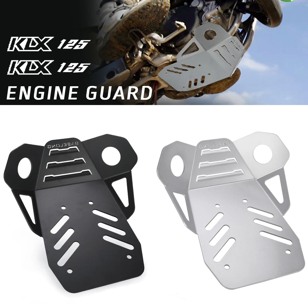 

FOR Kawasaki KLX125 D-TRACKER 125 2010-2016 KLX150BF 16 2017 2018 Motorcycle Front Skid Plate Low Engine Skidplate Guard Cover