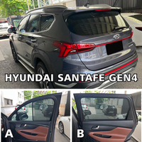 For Hyundai Santa Fe TM 2019 2020 2021 2022 2023 Car Sunshade Magnetic Front Windshield Curtain Rear Side Window Sun Shade Visor
