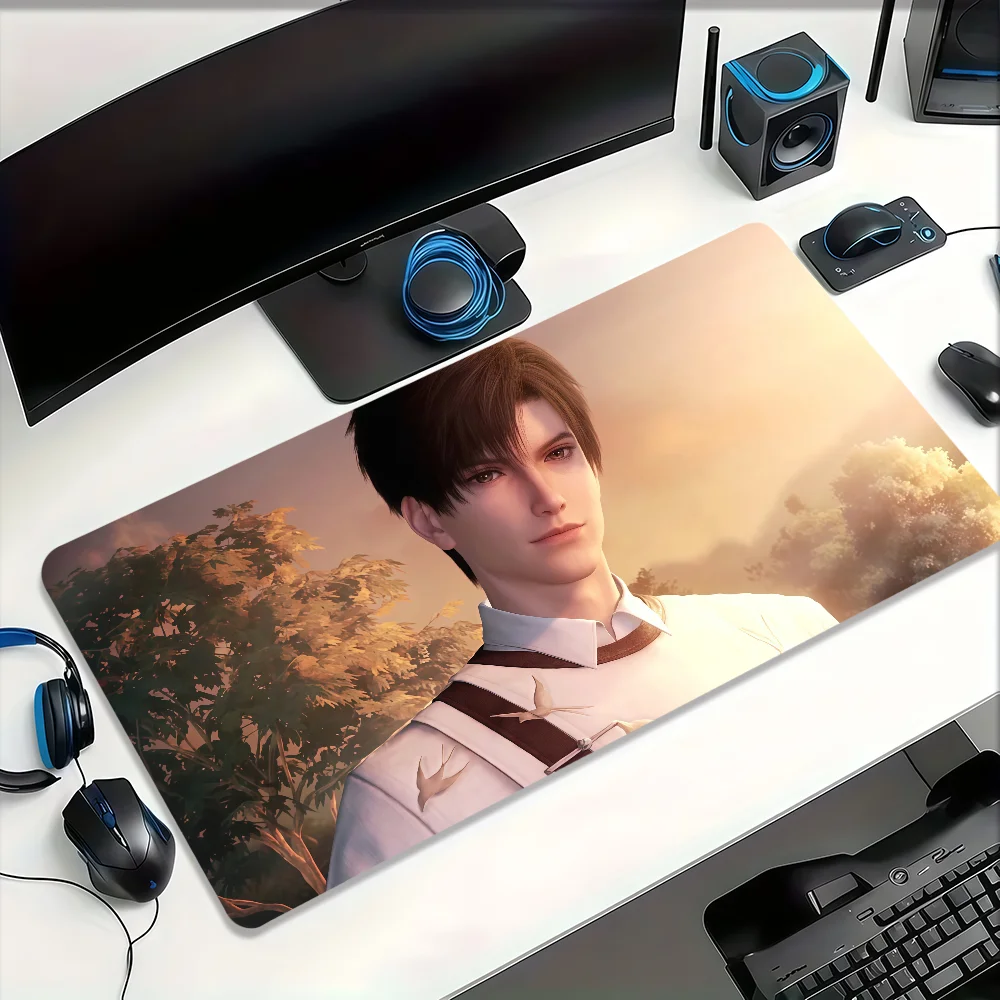 Love Deepspace Zayne Evening Light Mouse Pad Non-slip Lockedge Gaming Desktop MousePad Large Thickened Comfort Office Student
