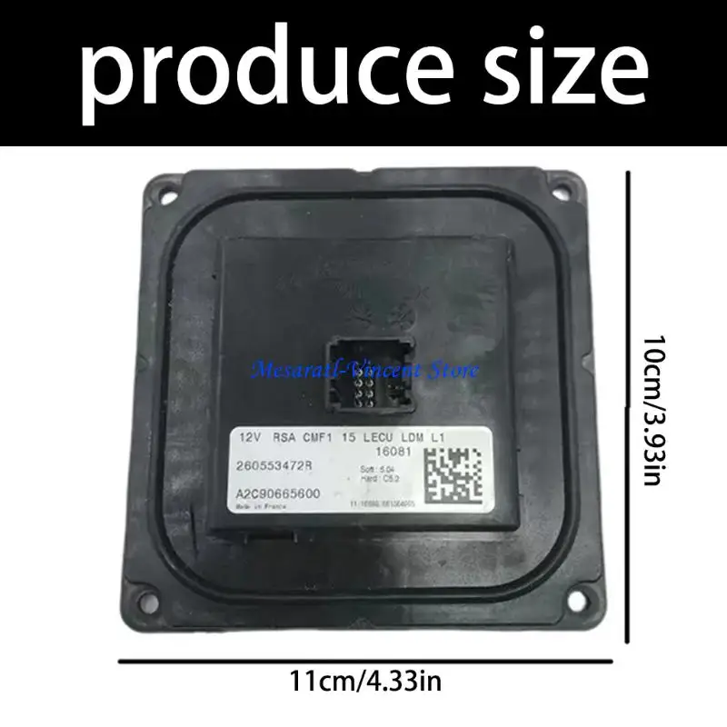 A70F Hochleistungs-LED-Treibermodul mit schneller Reaktion und Haltbarkeit 260553472R Auto-LED-Scheinwerfer-Steuermodul – Detail 6