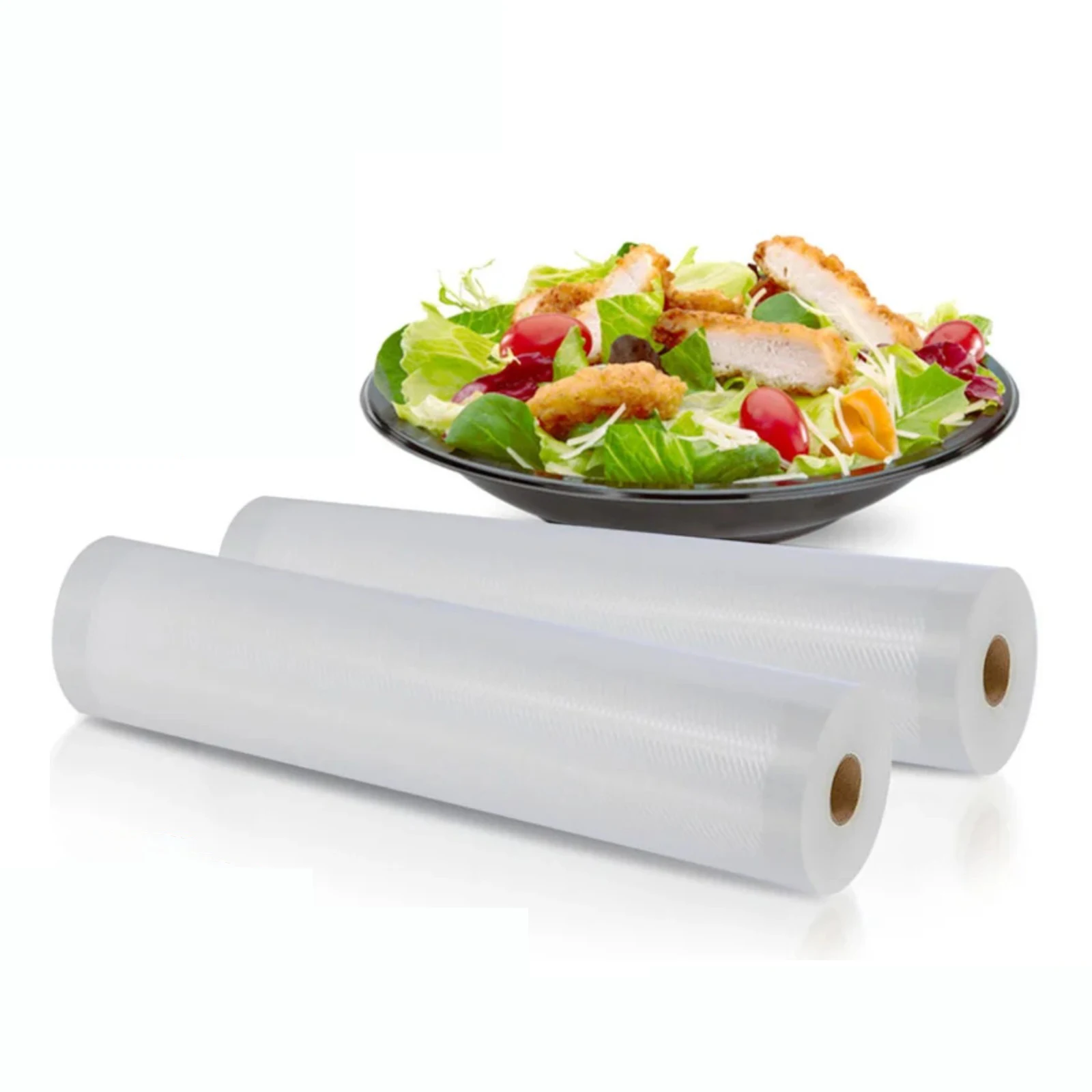 2 Roll Vacuum Packaging Sealer Bags for Food Fresh Long Keep