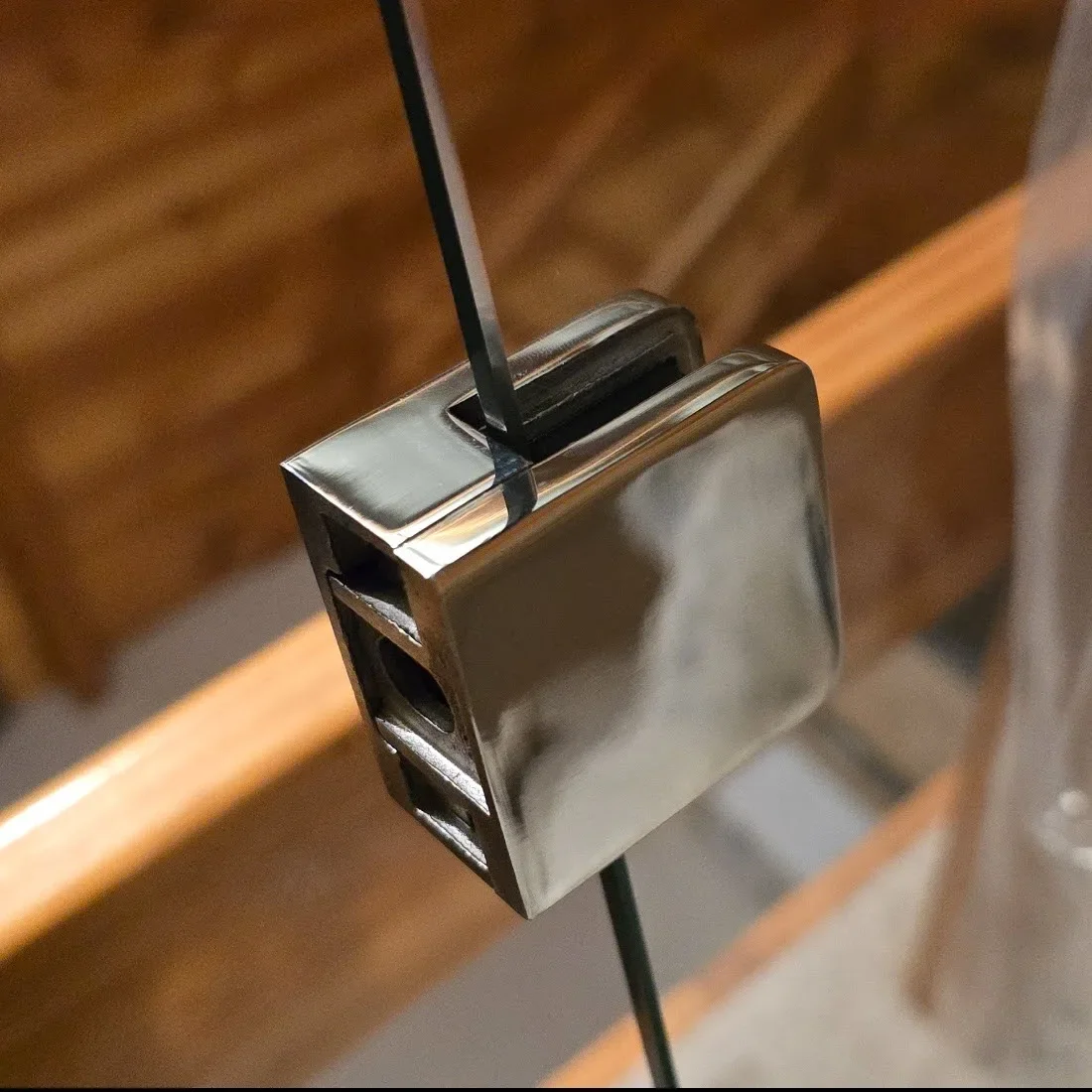 

Лестничные перила из нержавеющей стали 304, балюстрада 45x45 мм, квадратные стеклянные зажимы для стекла диаметром 6 мм и 8 мм