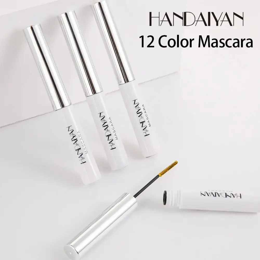 Long Lasting Colorful Mascara Waterproof Curling Cream Party Stage Makeup For Enhanced Red Blue White Eye Lashes