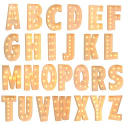 91.5cm Warm Light Up Giant Letter Led Light Frame Box Balloon Filling Box with 10 Lights Birthday Wedding Xmas Decor Baby Shower