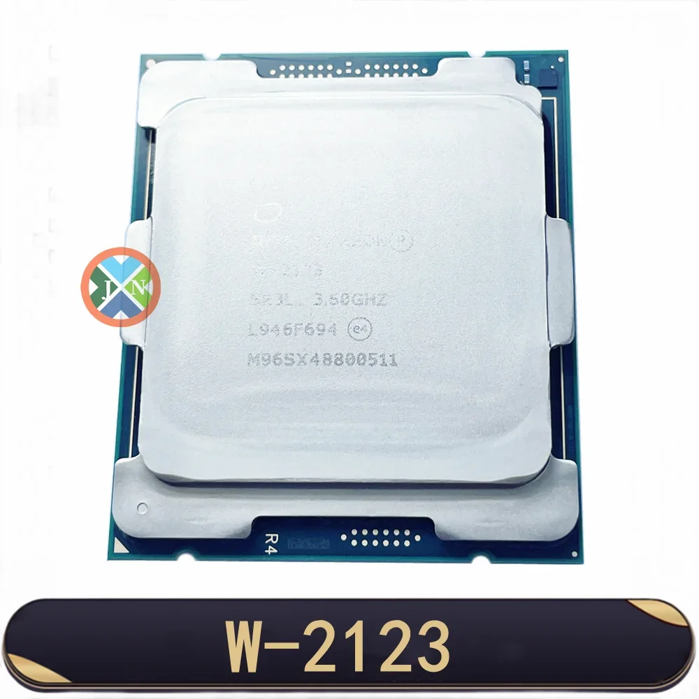 

Процессор Xeon W-2123 14 Нм, 4 ядра, 8 потоков, 3,6 ГГц, 8,25 МБ, 120 Вт, процессор W2123 LGA2066 для материнской платы C422