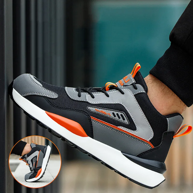 

men casual plastic toe covers work safety boots tooling security insulated shoes autumn winter safe ankle botas protect footwear