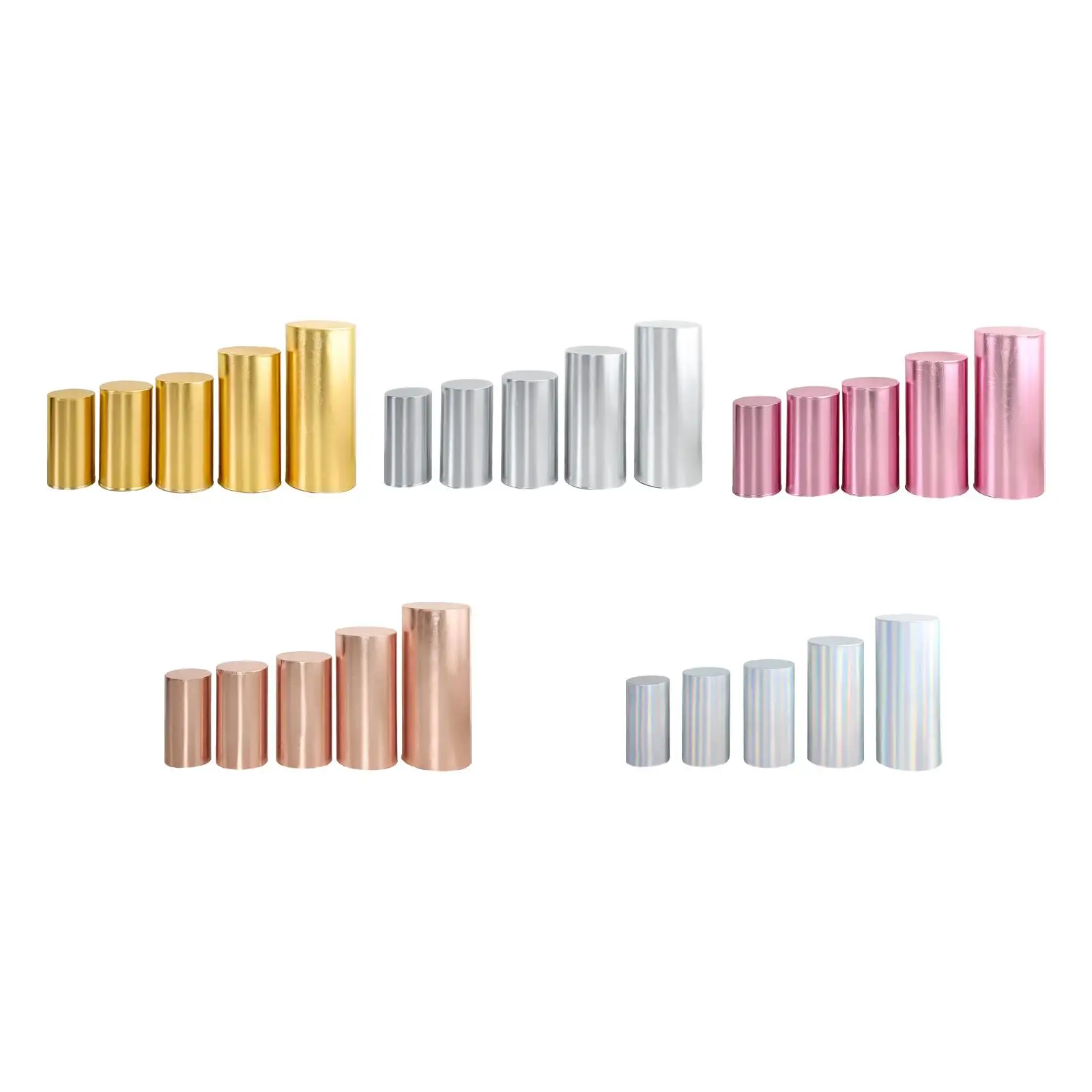 

Цилиндрические чехлы для подставок для десертов, накладки на основания для десертных колонн