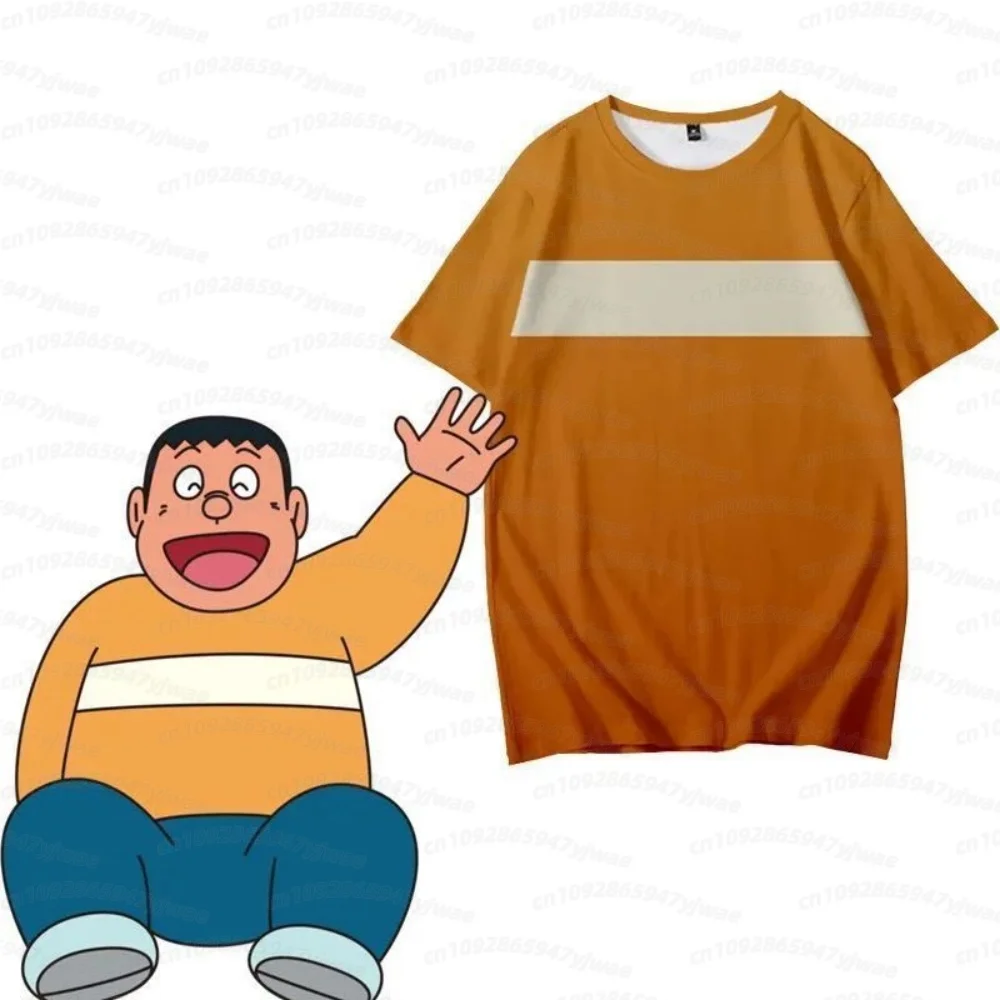 2026 Sommer-T-Shirt für Jungen und Mädchen mit Doraemon Takeshi Gouda Nobi Nobita, passendes Eltern-Kind-Oberteil, perfektes Geschenk für Fans – Detail 6