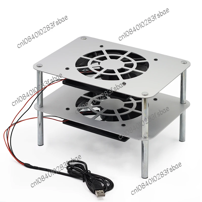 

Router Radiator Cooling Metal Bracket Broadband Optical Modem Set-Top Box Cooling Fan 12cmusb Mute