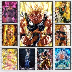 Dragon Ball Decorative Painting Sun Wukong Vegeta Japanese Anime Characters Picture Living Room Bedside Mural Art Poster Gift
