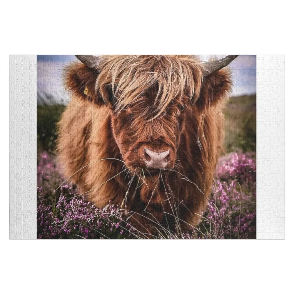 

Highland Cow poster Jigsaw Puzzle Customizeds For Kids Scale Motors Wood Photo Personalized Customized Toys For Kids Puzzle