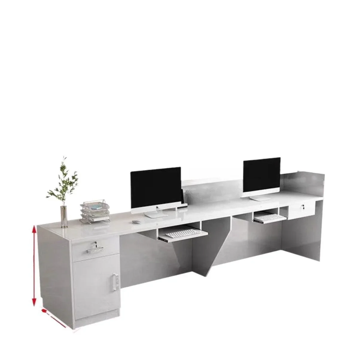 

Beauty salon clothing store, training, education, light luxury modern counter