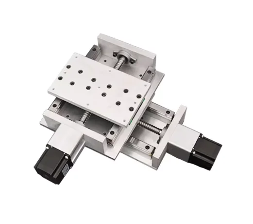 Two-way optical axis ball linear bearing stepper motor linear motion structure synchronous belt sliding unit guide rail module