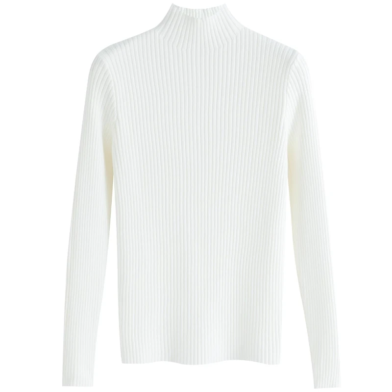 

2025 повседневная водолазка с длинным рукавом, шикарный теплый базовый свитер, осенне-зимний свитер, женские пуловеры, вязаные джемперы, топ