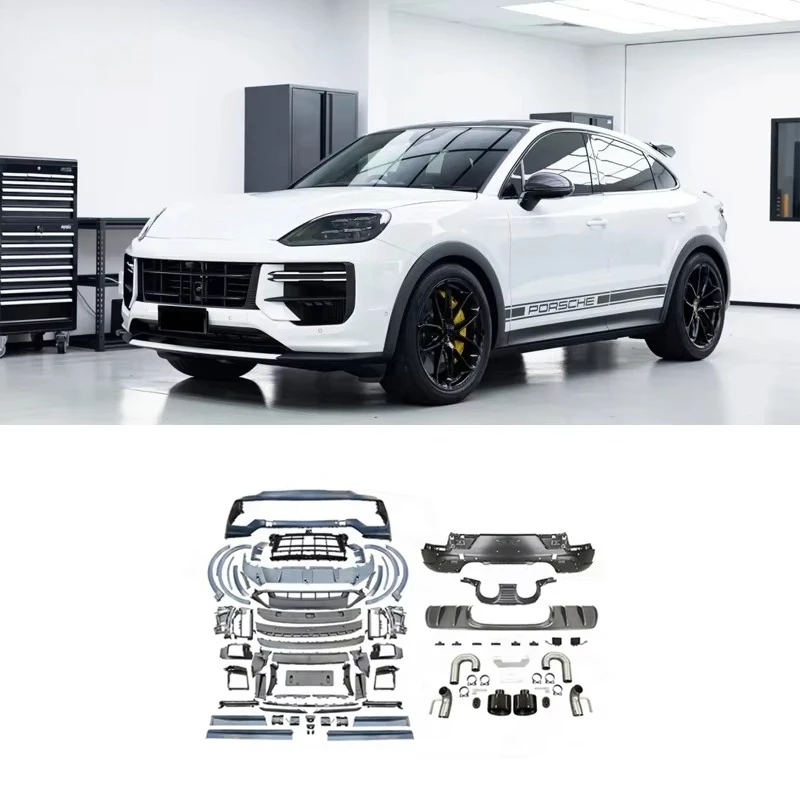 

STLF For Cayennes 9Y0.2 Type 2024+ Upgrade to Cayenne Turbo GT Body Kits Front Rear Bumper Side Skirt Perfect Decoration