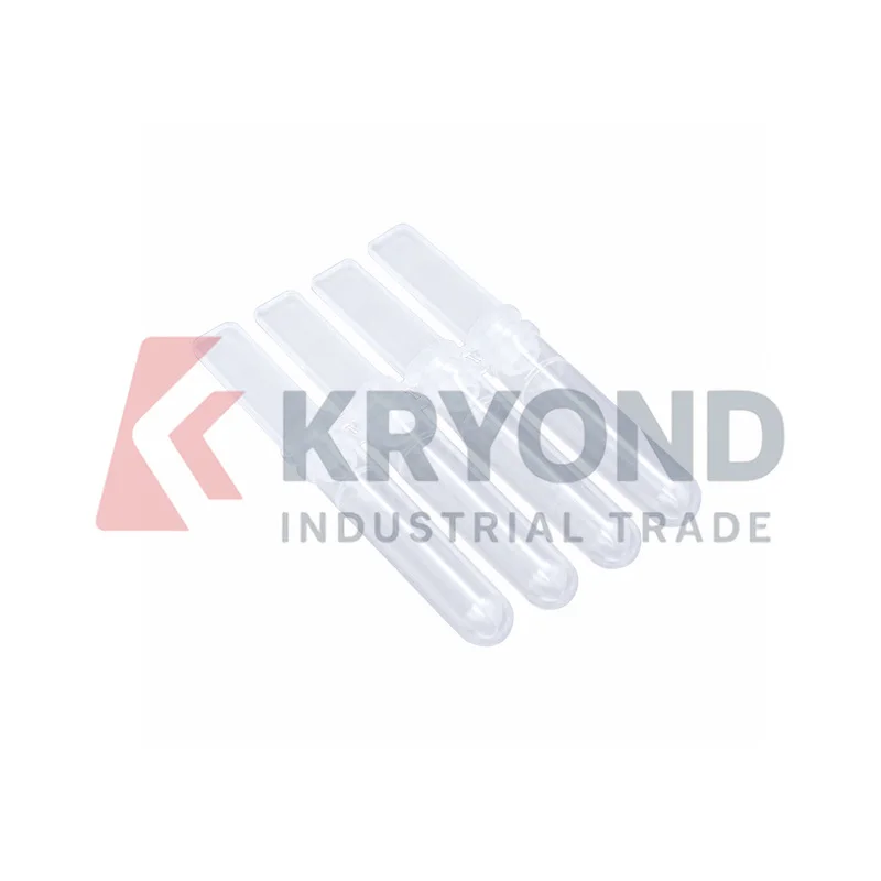 Quantitative PCR 4 Strip Tubes 0.1mL 250 Pieces Pack Laboratory Plastic Reaction Container Sample Storage Research Series Holder
