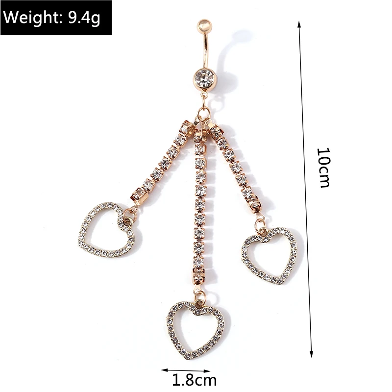 Aihua Steampunk schwarz hohl Kreuz baumeln Nabel Ring chirurgischen Stahl Bauchnabel Ring Gothic Piercing Ombligo Oreja Körpers chmuck – Detail 39