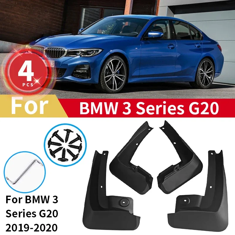 

For BMW 3 Series G20 2019 2020 Mud Flaps Front Rear Mudguards Splash Guard Fender Wheels Mudflaps Exterior Parts Car Accessories