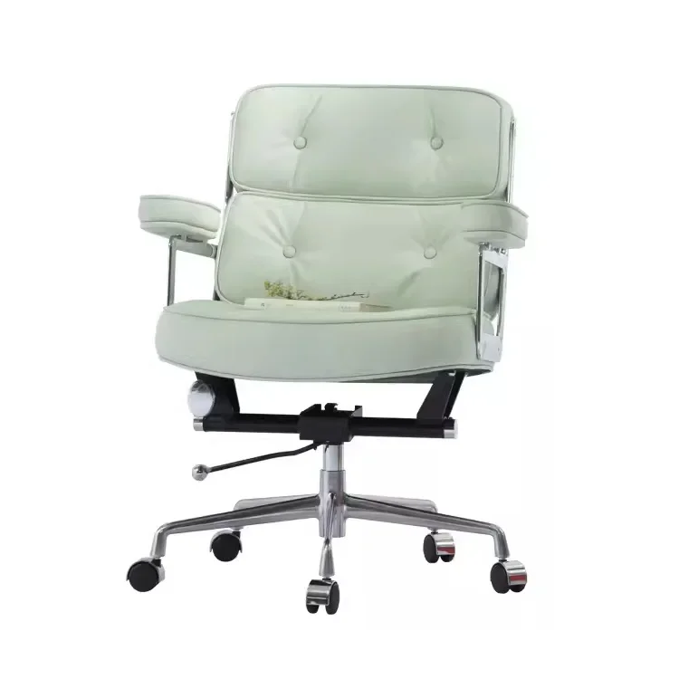 Liftable Computer Chair Study Back Office Chair Soft Pack American Retro Computer Chair Home Gaming Chairs 360 Degree Rotation