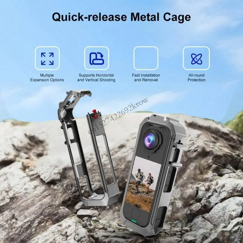 

Прочный защитный чехол R9CB для воздушной камеры рамка с гнездом для холодной обуви, ударопрочность, оптимизация охлаждения