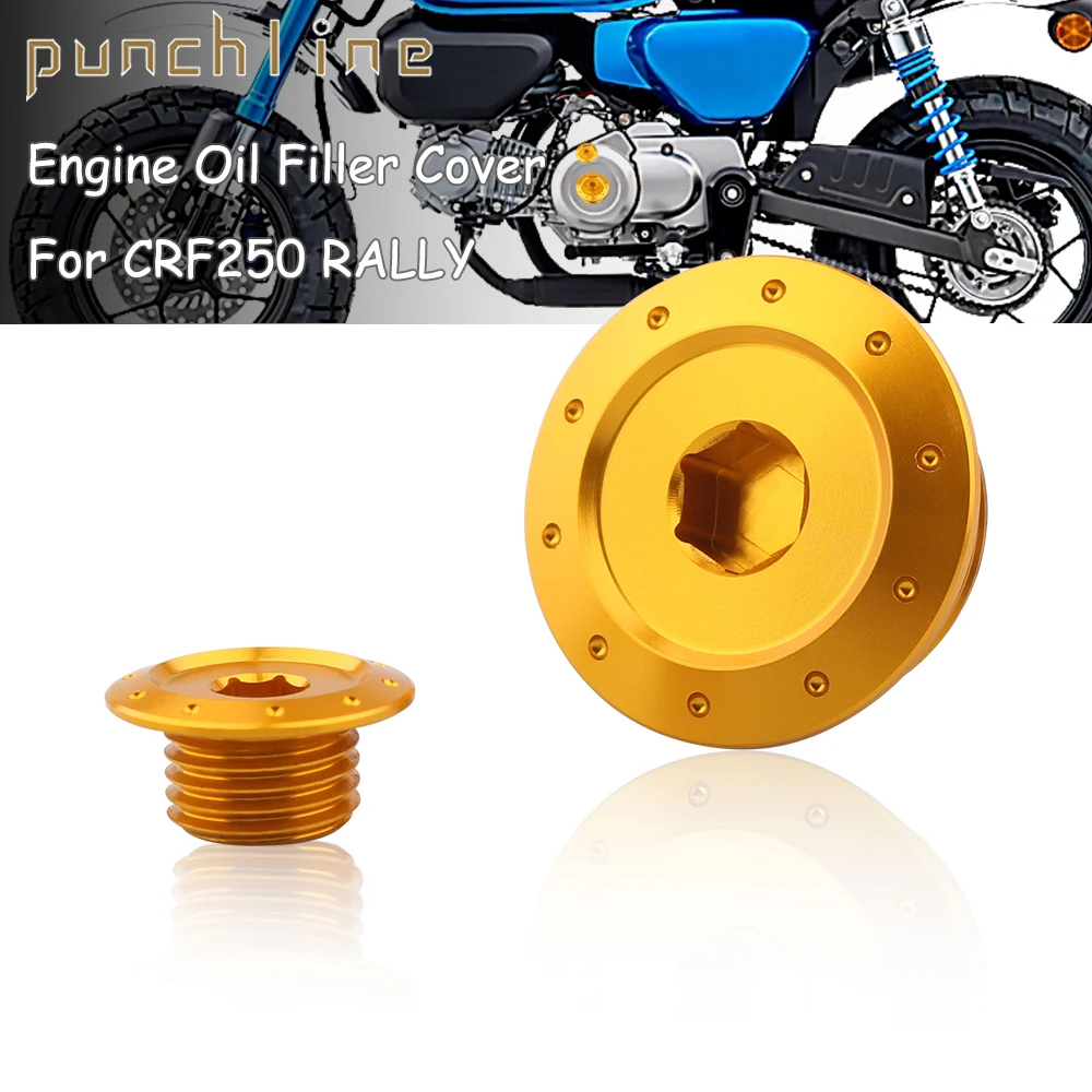 Fit For CRF110F CRF250L CRF250L(S) CRF250M CRF 250 RALLY CRF250 RALLY(S) Crankcase Cap Engine Oil Filler Screw Cover Plug