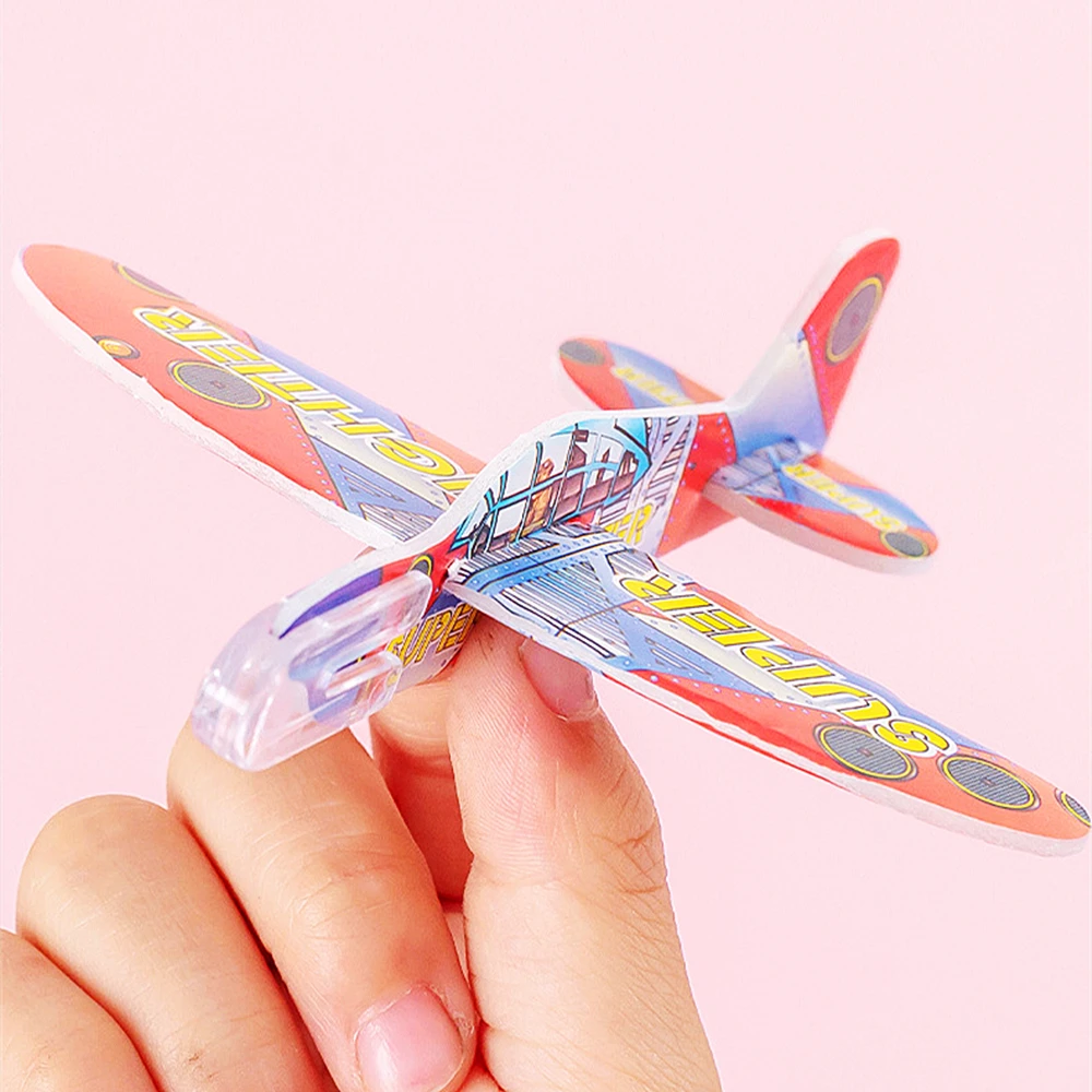 20pcs/bag DIY Gliders Planes Foam Assemble Airplane Toys Kids Birthday Gifts Party Favors Children School Prizes Goodie Fillers