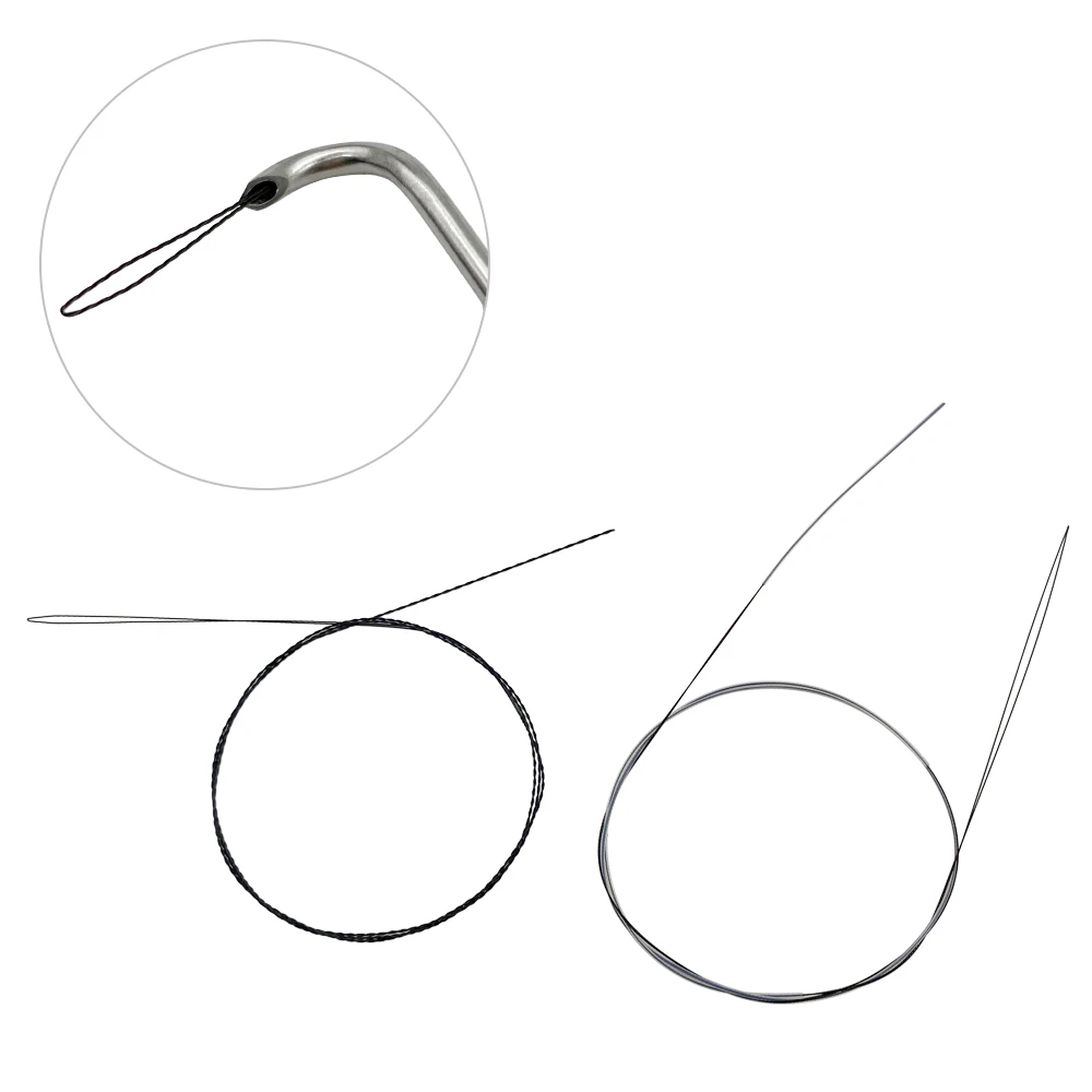 Crochet de Suture, fil de guidage, réparation de Reconstruction, ligne d'arthroscopie, passage de fil, Instrument chirurgical orthopédique pour animaux de compagnie