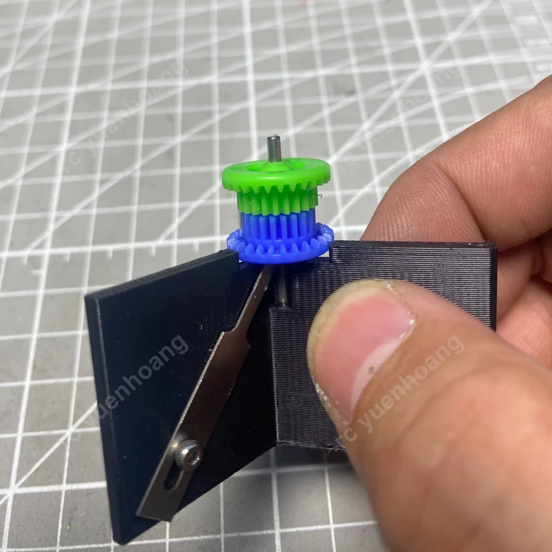 1PCS Getriebe Anfasen/Entgraten Werkzeug für Tamiya 4WD RC Auto Modell 3D Gedruckt Anfasen Kompatibel Mid-montiert Zahnräder 3,5/3,7/4,0