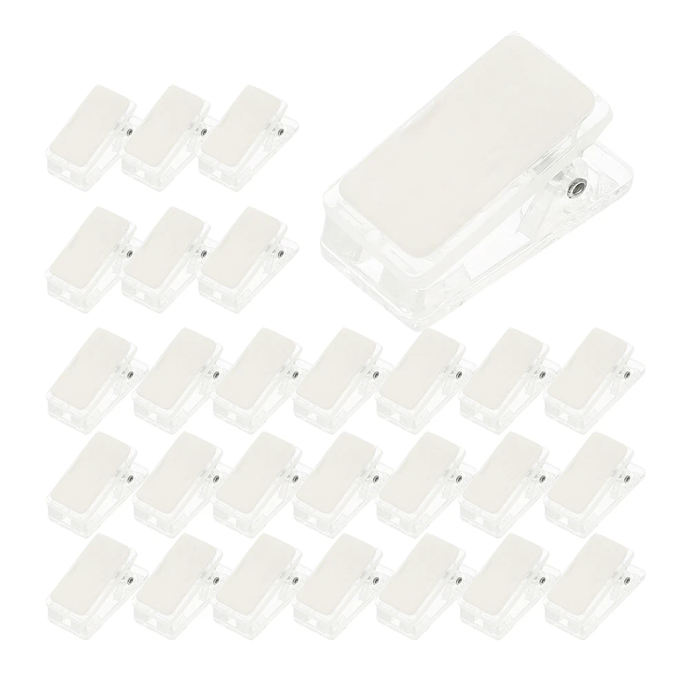 

60 Pcs ID Holder Badge Holders Clip Clips for Name Tag with Straps Adhesive Iron Cards