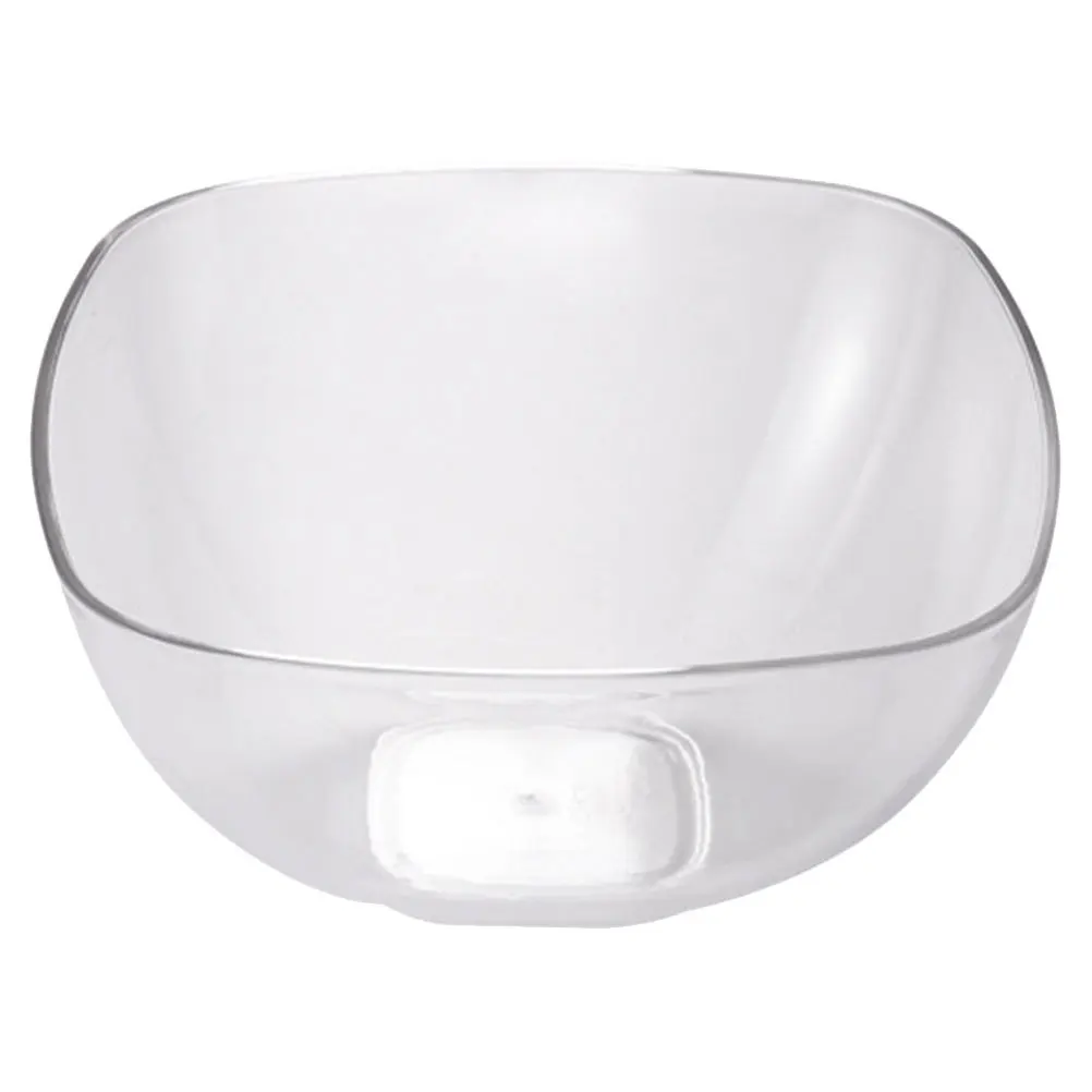 

Clear Acrylic Salad Bowl Stackable Lightweight Food Container For Indoor Outdoor Use Serving Bowls Kitchen Utensil Fruit