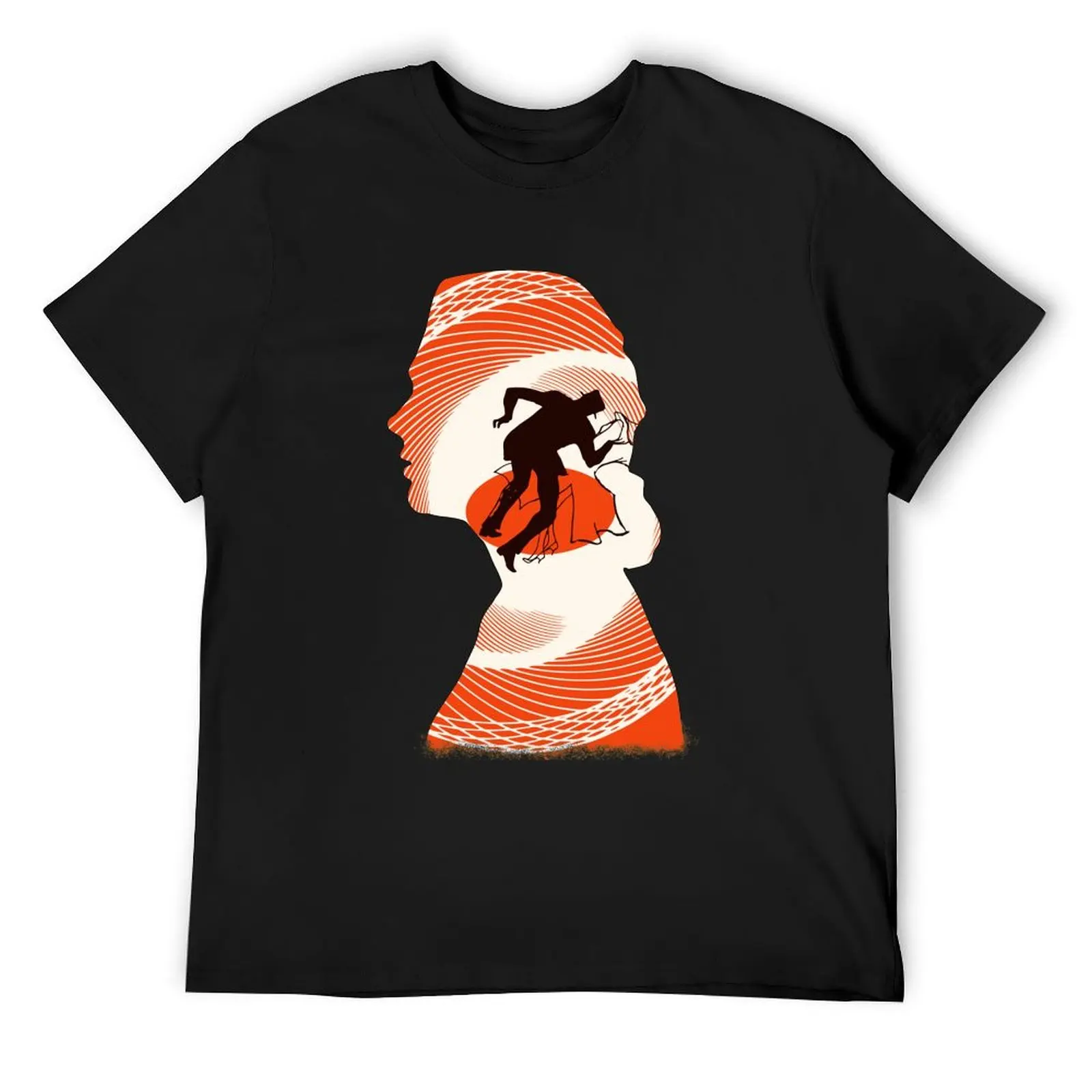 Alfred Hitchcock's Vertigo Silhouette - Kim Novak T-Shirt customs oversized customs design your own mens workout shirts