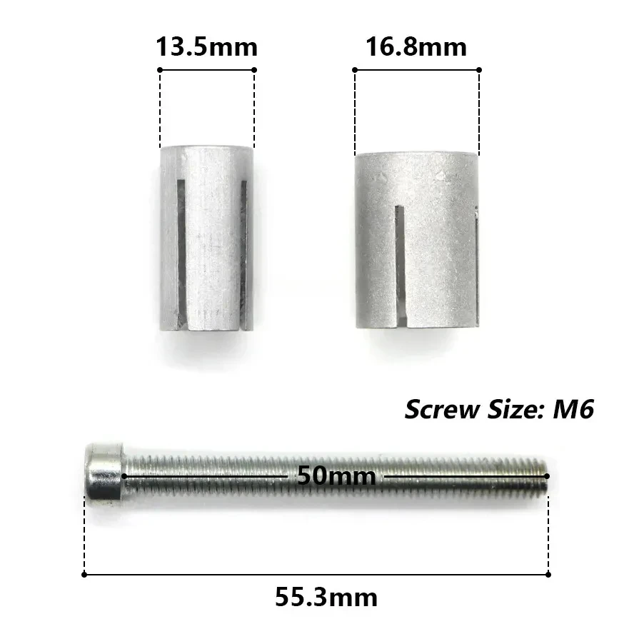 2 Stück 13/16 mm Motorrad-Erweiterungsschrauben für Handschutz, Lenkerendstopfen, universelles Zubehör – Detail 2