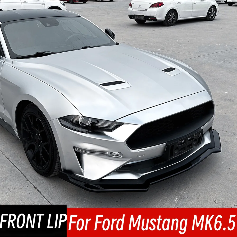 

For 2018-2023 Ford Mustang MK6.5 Front Bumper Lip Chin Splitter Diffuser Spoiler Car Exterior Protection Guard Accessoris Part