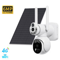 6MP  Ubox  Dual Lens  Solar Power Full Color WIFI/4G  PTZ  IP Dome Camera AI Humanoid Detection  Home Security CCTV Baby Monitor