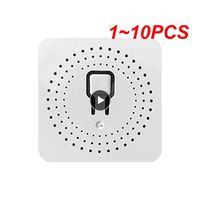 1~10PCS 16A Mini WiFi Smart Switch Support 2-way Control Light Smart Switches Smart Home Module Works With Alexa