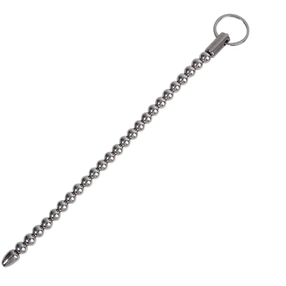 Electric Shock Urethra Plug Bead Penis Plug Urethral Sounds for Man Electro Shock Penis Plug Catheter Penis Ring Sex Toy