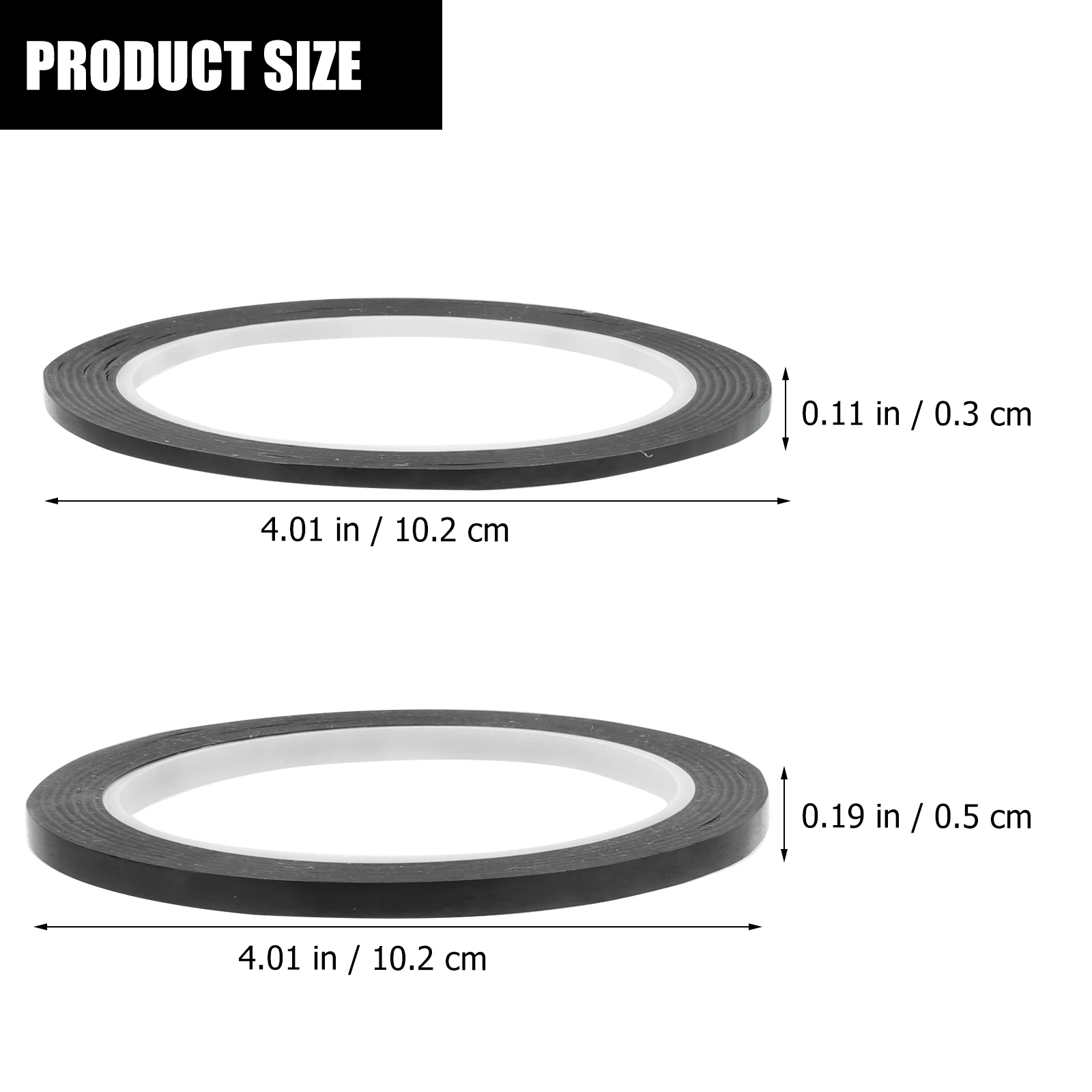 

2pcs Violin Finger Guide Stickers Pvc Fretboard Tapes For Beginners Learning Tool Easy Apply Remove No Damage To Strings