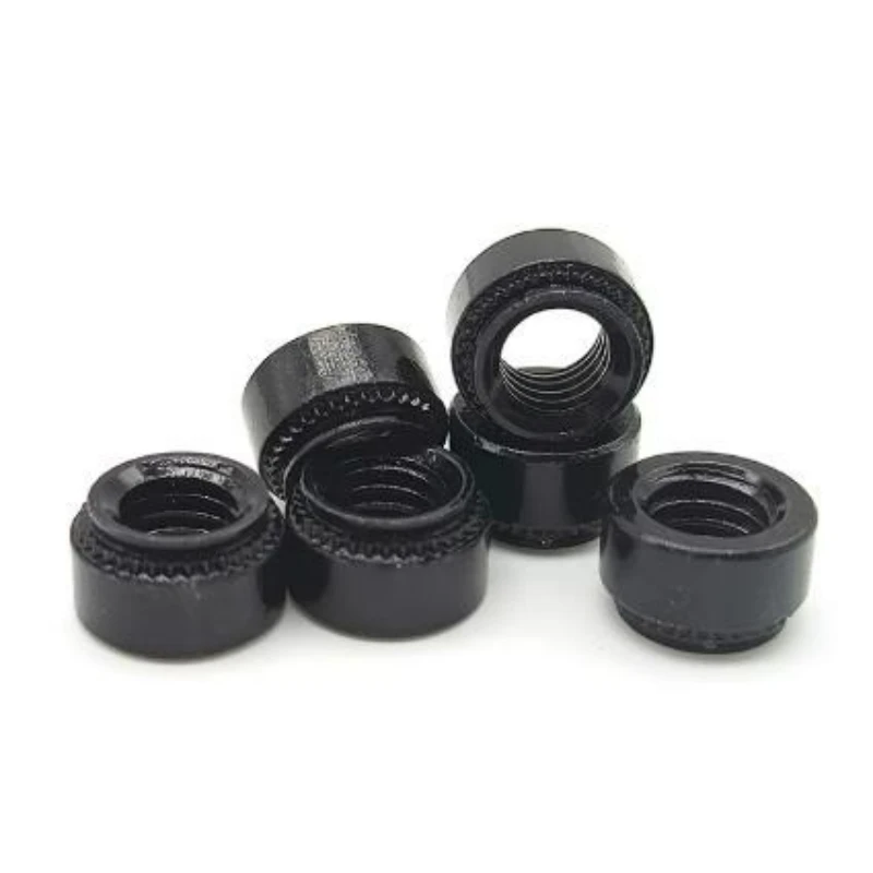 10-200pcs M3 M4 M5 M6 M8 M10 Slab 0.8-3.18mm Black Carbon Steel Cls Self-clinching Nut Press Insert Rivet Nut Nutsert Rivnut