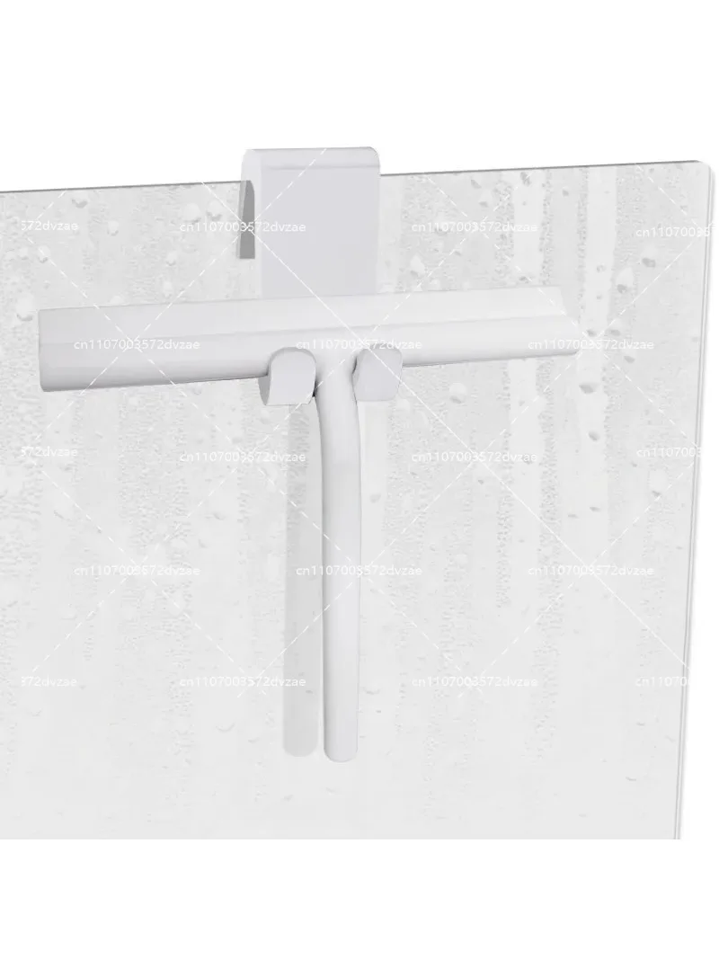 Widely Used Silicone Shower Squeegee Scraper Plastic Cleaning Glass Clean Scraper White Black Washing Wiper Household - view 2