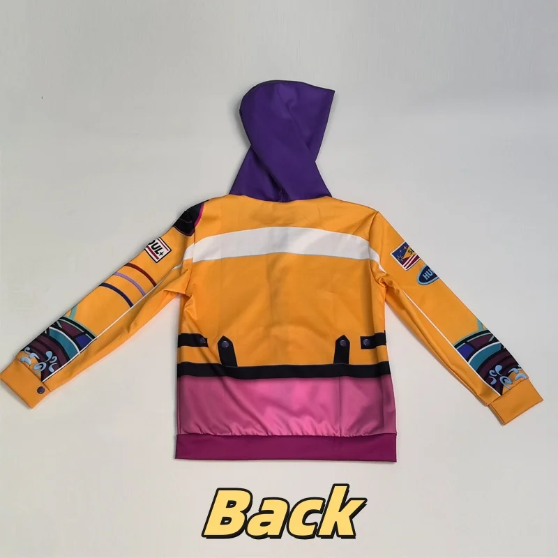 女の子ルミジャケット悪魔ハンターの KPop コスプレイエローファンタジア衣装セットガールズグループパーカー子供ハロウィンスーツ