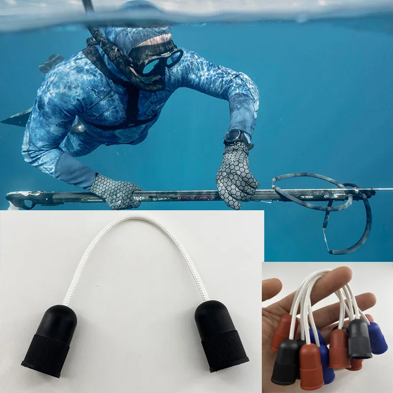 Spear Fishing Wishbone Latex Tube Spearfishing Connector Threaded Euro Style V Hook