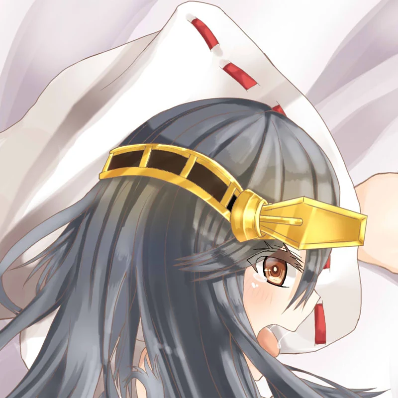 Dakimakura Anime Haruna Double-sided Print 2WAY Tricot Life-size Body Pillow Cover Pillowcase Custom print