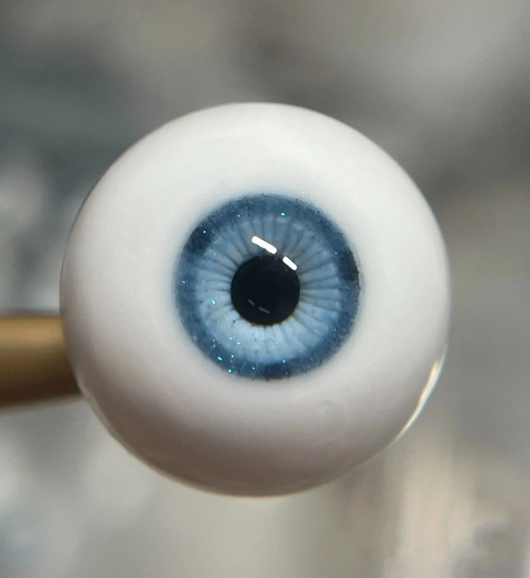 Safety Eyes 12mm 14mm 16mm Ice Blue BJD Doll Plaster Resin Eyeballs