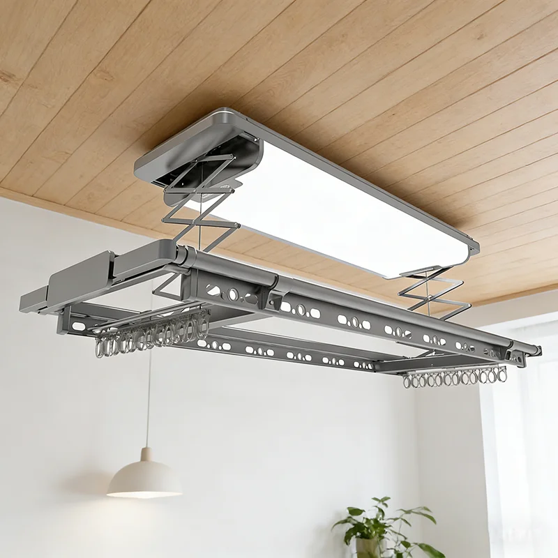 

Умная электрическая сушилка для белья с LED-подсветкой для элитных апартаментов