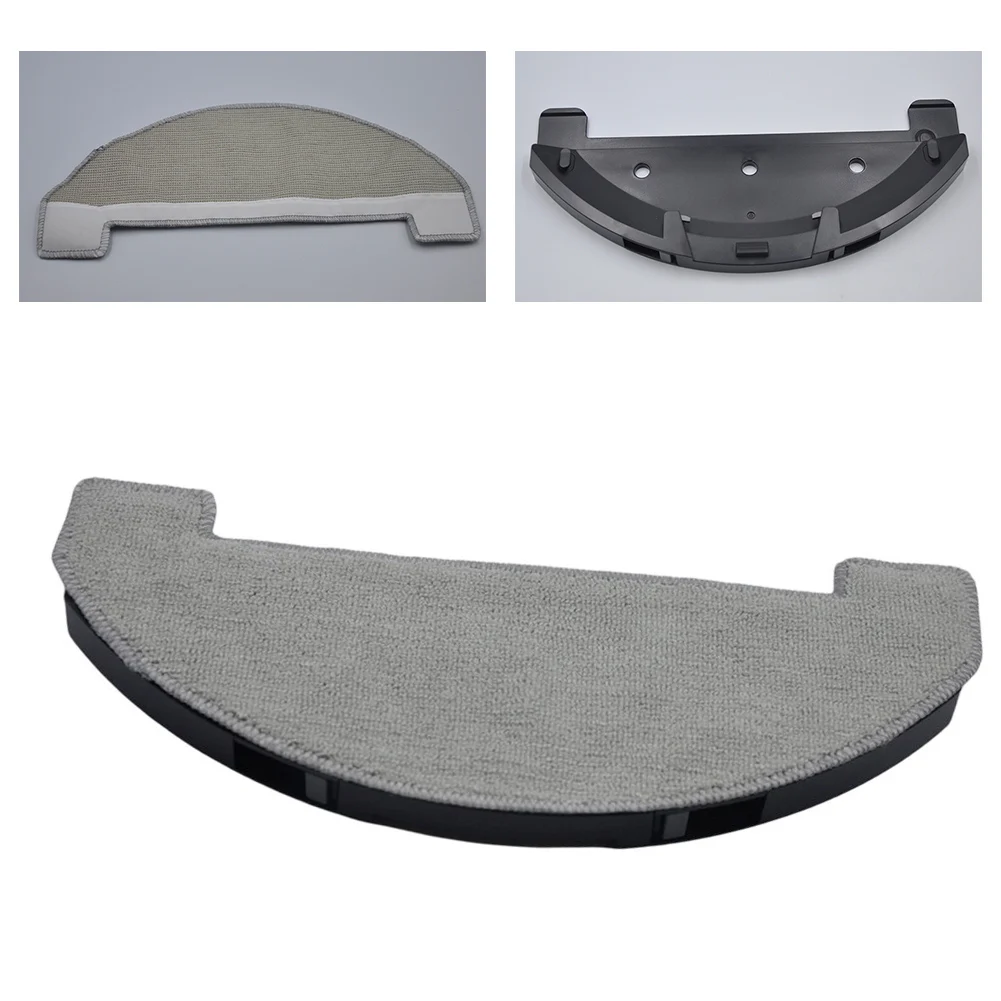 2pcs Mop Holder With Mop Cloths Mop Pad Attachment For IHome For IHRV6 / IHRV7, Mop Cloth Bracket Holder Tray Home Storage Parts